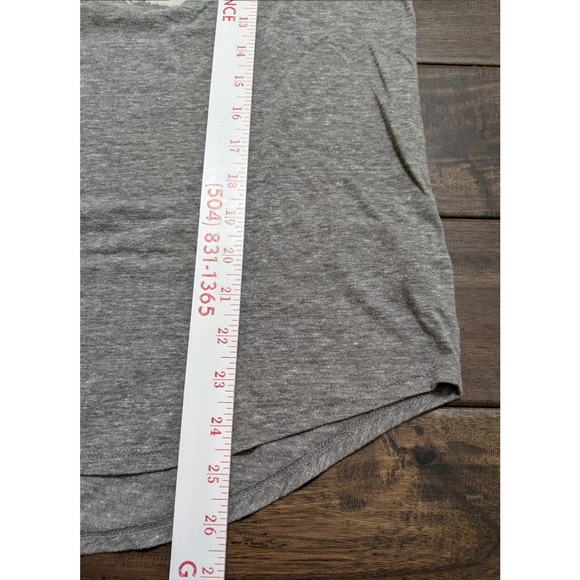 XS new LUCKY BRAND Women's University Raglan 3/4 Sleeve Tee Tiger Logo top tee - Picture 6 of 7